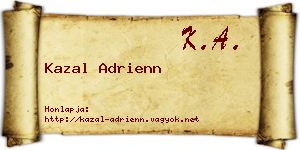 Kazal Adrienn névjegykártya